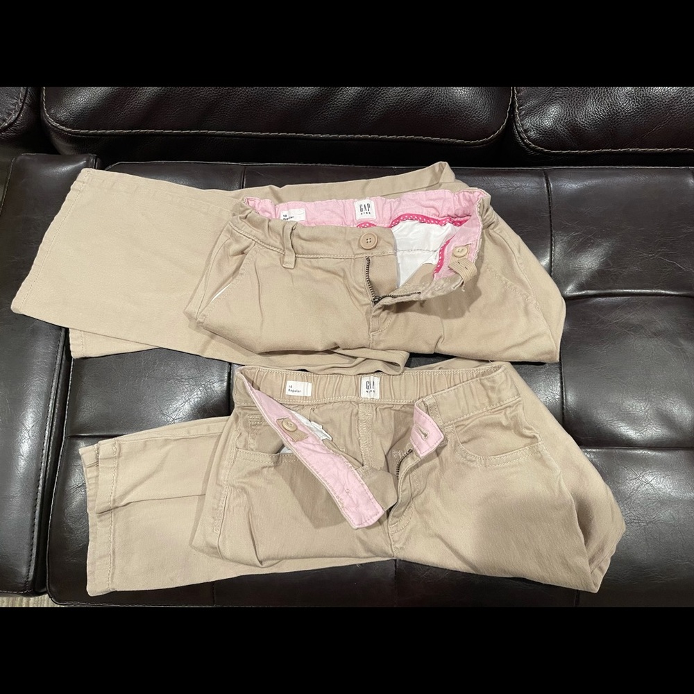Gap girl khakis